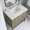 Emmeline 36" (Vanity Only Pricing) in Pebble Oak
